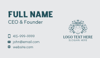 Organic Hair Salon Business Card