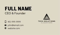 Corporate Agency Pyramid Business Card