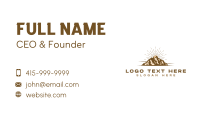 Mountain Sun Nature Business Card