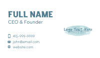 Watercolor Brush Boutique Business Card