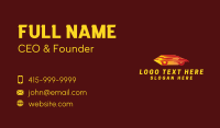 Red Speed Car Business Card Design