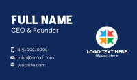 Multicolor Business Card example 4