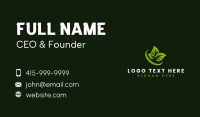 Leaf Landscaping Botanical Business Card