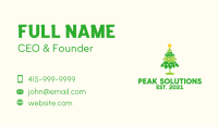 Festive Christmas Tree  Business Card