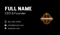 Barber Pole Salon Business Card