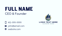 Yacht Sea Sailing Business Card Design