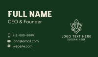 Botanical Oil Extract  Business Card Design