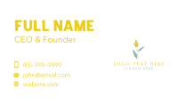 Tulip Flower Organic Business Card