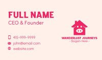 Pink Pig House Business Card