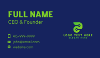 Green Tech Company  Business Card Design