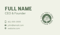 Scribble Tree Nature Business Card