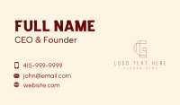Construction Builder Property Business Card
