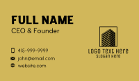 High Rise Business Card example 1