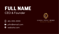 Premium Royal Crest Business Card