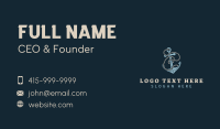 Anchor Rope Letter C Business Card Design