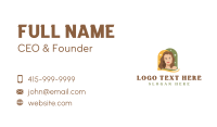 Woman Beauty Salon Business Card