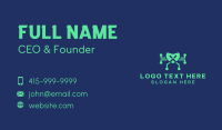 Green Digital Drone Business Card