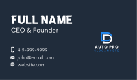 Management Business Card example 2