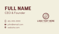 Wood Business Card example 3