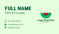 Fresh Watermelon Slice  Business Card