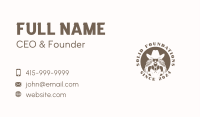 Woman Western Cowgirl Business Card