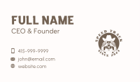 Woman Western Cowgirl Business Card