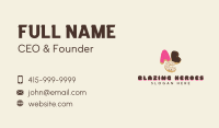 Donut Alphabet Letter Business Card Image Preview