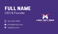 Horned Game Controller Business Card