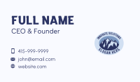 Outdoor Mountain Travel Business Card