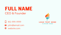 Liquid Fire Business Card