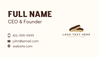 Chocolate Eclair Dessert Business Card