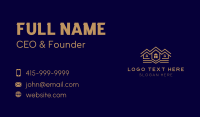 Residential Mansion Roof Business Card Design