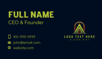 Triangle House Roof Business Card