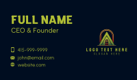 Triangle House Roof Business Card Design