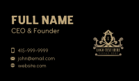 Luxury Royal Event Business Card