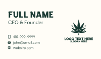 Cannabis Orbit Business Card Design