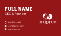 Bull Horn Bison Business Card Design