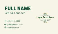 Foliage Flower Garden Business Card