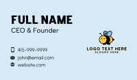 Cute Bee Mascot Business Card Design