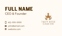 Fresh Wheat Loaf Bakery Business Card