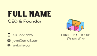 Colorful Trailer Housing  Business Card