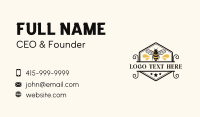 Natural Bee Honey  Business Card