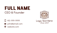 Organic Kombucha Jar Business Card Design