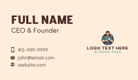 Carpentry Lumberjack Axe Business Card