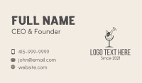 Grey Business Card example 1