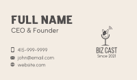 Grey Business Card example 1