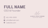 Organic Wellness Spa Business Card