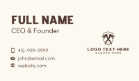 Lumber Wood Axes Business Card