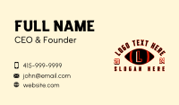 American Football League Business Card