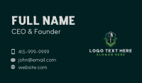 Gardening Shovel Tool Business Card Design